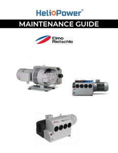 HelioPower Elmo Rietschle Maintenance Guide